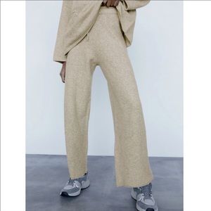 NWT Zara wide legs pants and top